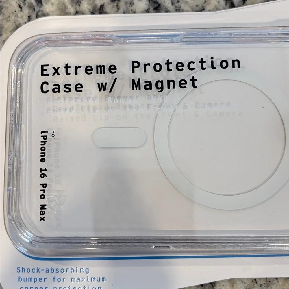 MVMT Transparent iPhone 16 Pro Max Phone Extreme Prtotective Magnetic Case
